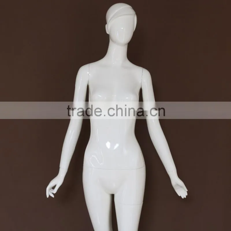 Attractive full body white chrome mannequins female mannequin wholesale