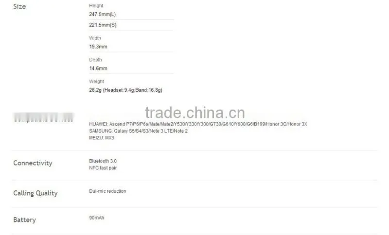 HUAWEI TalkBand B1 Bluetooth Smart Bracelet Fitness wristband Wearable Health Sports Compatible Mobile Phone Device(Grey)