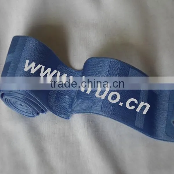 Shiny coloured elastic webbing for underwear