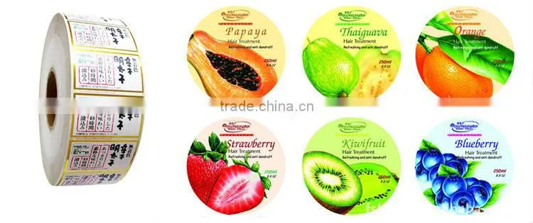 Yason printed eye line labelplastic label for packingpvc bottle label film