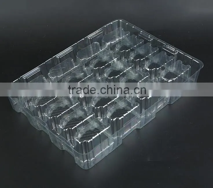 Clear Plastic PVC/PET/PP plastic packaging tray