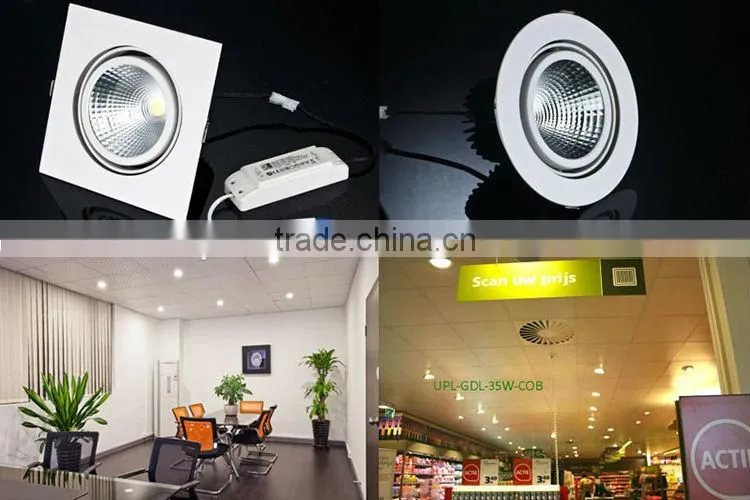 tiltable led downlights led furniture 55w cob downlight