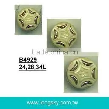 (#B6052/21mm) 2 pieces fashion show black ladies garment combination shank cloth button