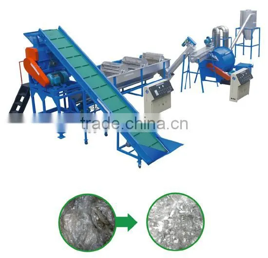 waste plastic recycling granulating machinery