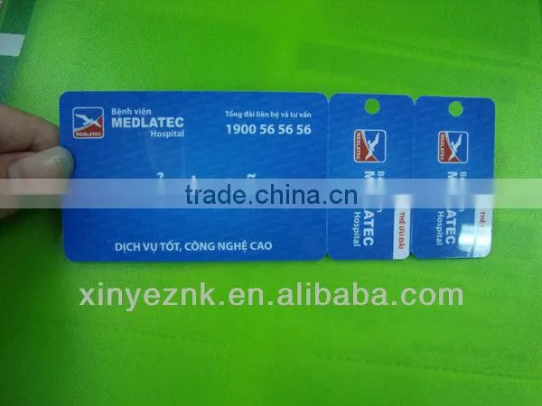 0.76mm scratch cards in pvc