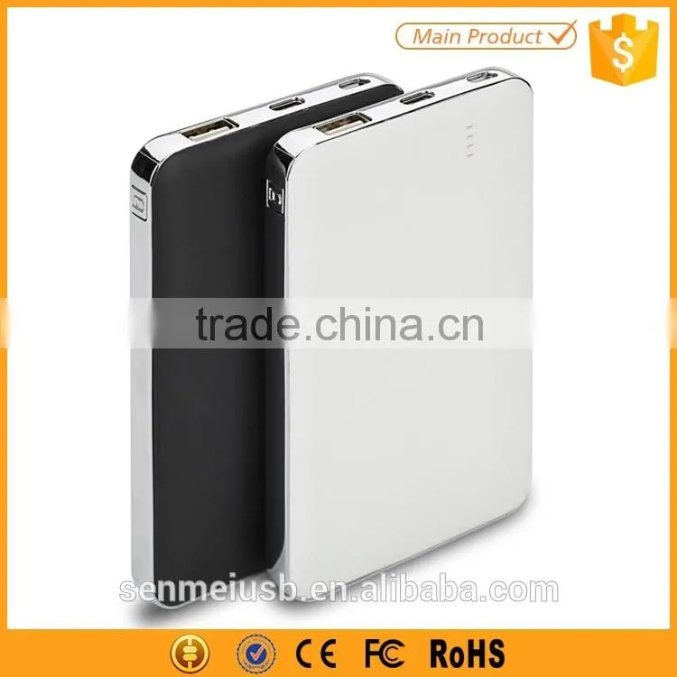 Slim Quick Charging Type-C Power Bank 8000mAh For Smartphone