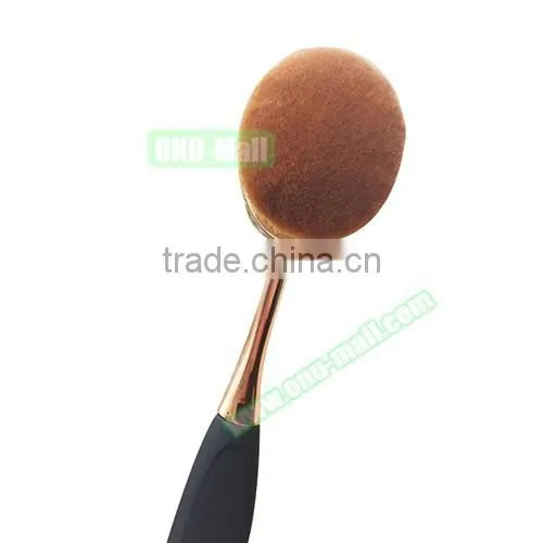 Alibaba No.1 Sales Rose Gold Oval Makeup Brush Set,Toothbrush Makeup Brush