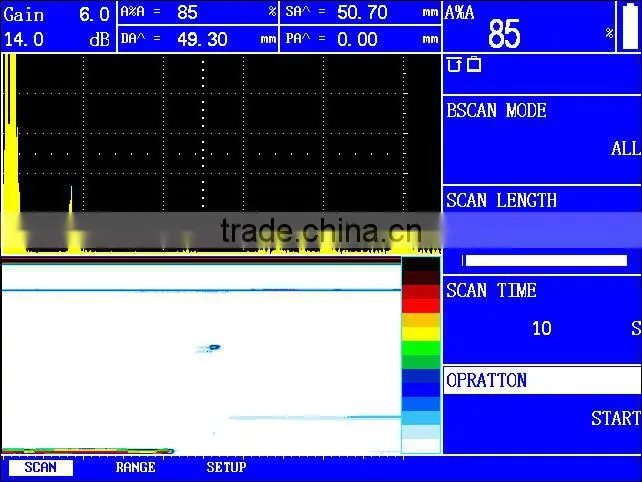 S60 Portable Ultrasonic Flaw Detector (NDT, ultrasonic, ultrasound, A scan , digital portable ultrasonic flaw detector)