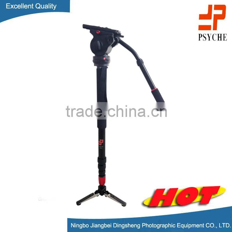 Tripod and Monopod Fluid Head with quick release plate DS-010H