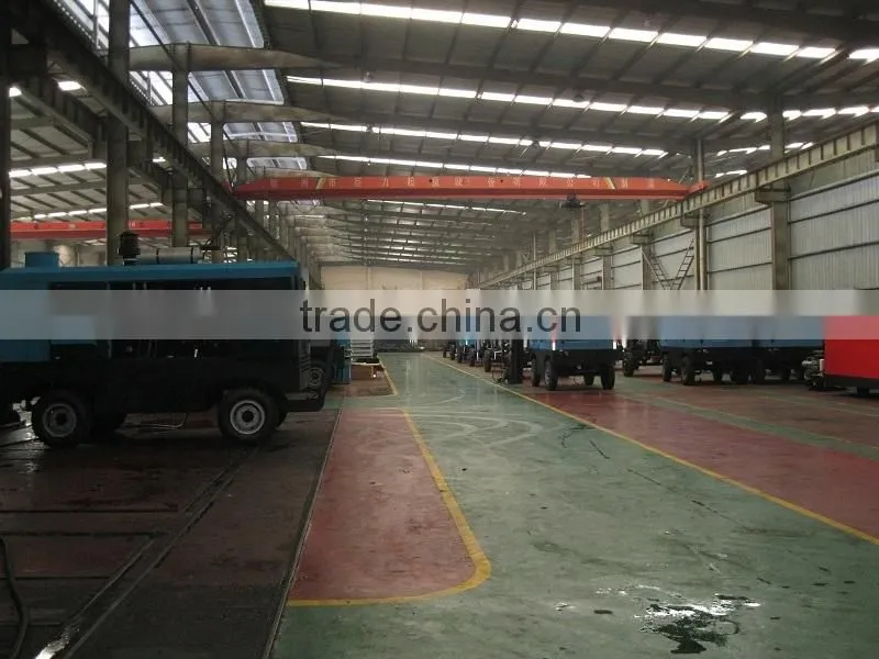 3-50 m3/min capacity 0.8-1.3Mpa working pressure portable screw air compressor