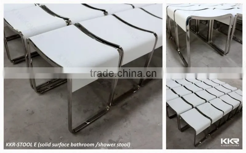 acrylic stone bar stool resin stone stool