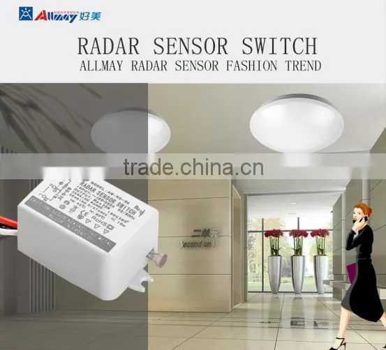 High sensitive microwave motion sensor switch 35W indoor motion sensor with LED light switch