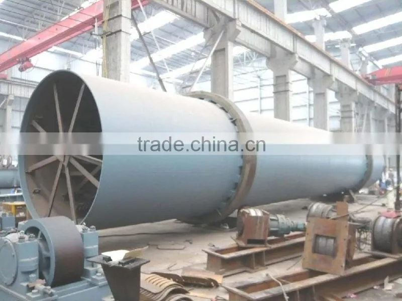 Rotary Dryer for drying mineral ore, sand, coal,bagasse, rice husk and saw dust