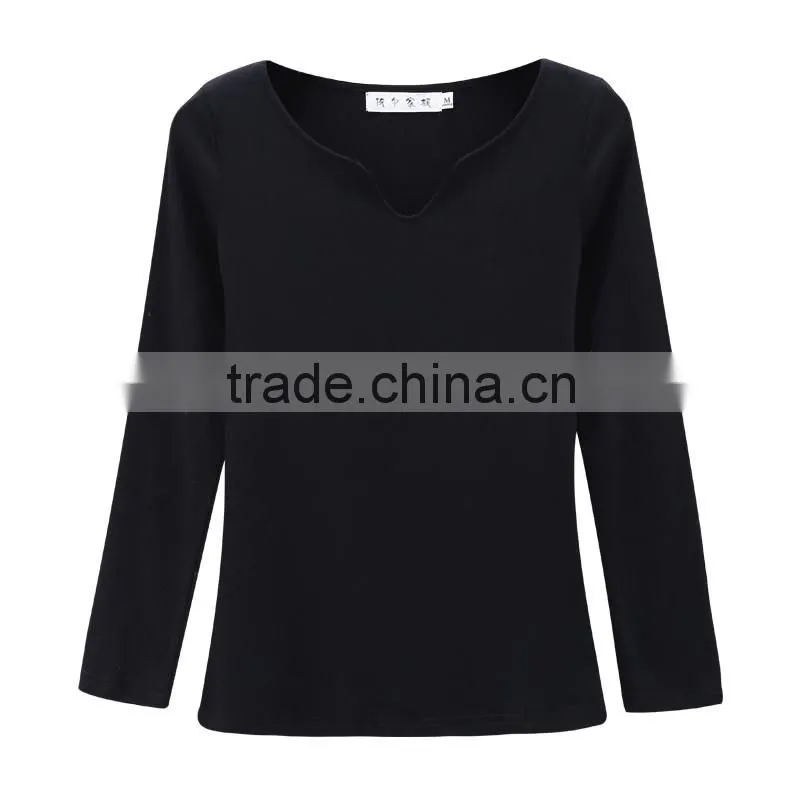 New women bulk long sleeve t shirts, plain couple long sleeve t shirt