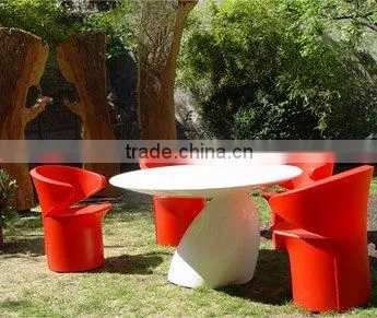 Fiberglass Car Statue for Amusement Park FRP Smart Car