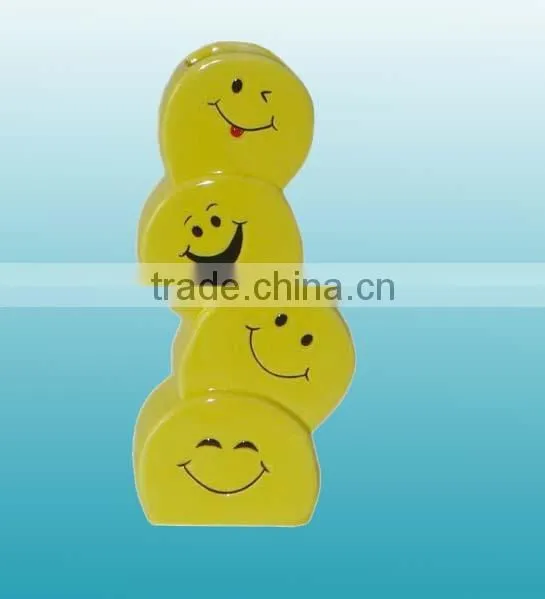 Factory Manufacture Glazing ceramic teapot with smile face