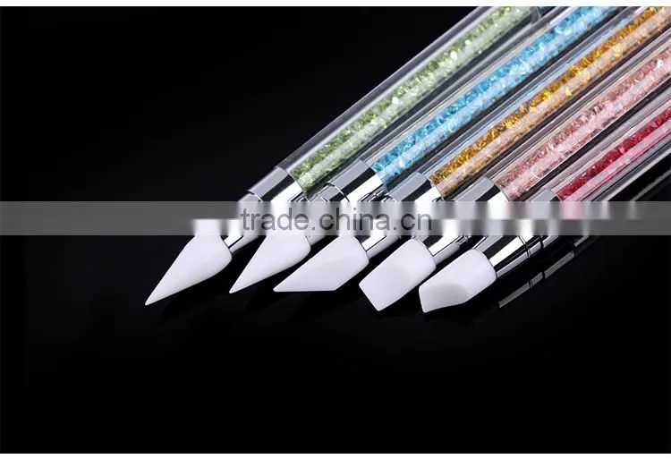2016 profession 5PCS cheap and practical nail Soft Tips for Nail Art brush set