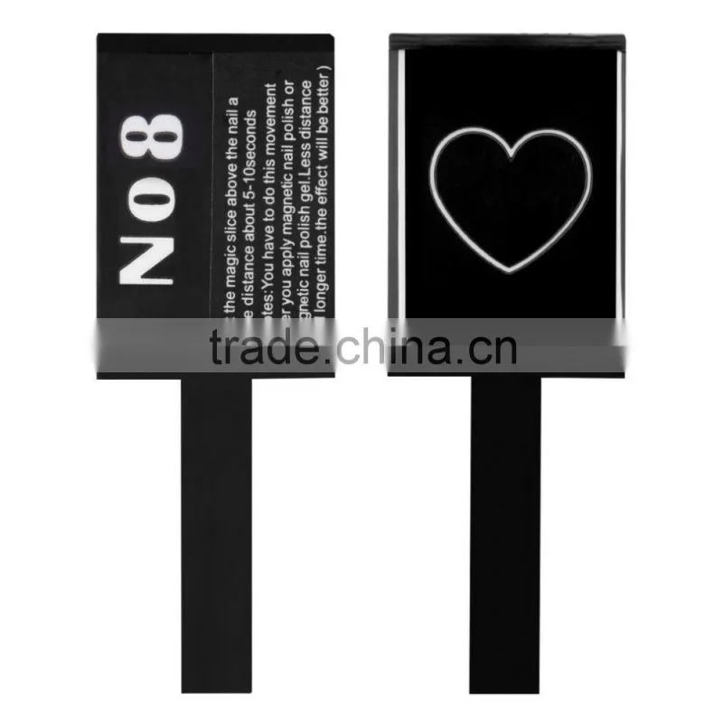 Magnet plate gel nail polish 3D cat Eyes magnets Magic sticker magnetic slice