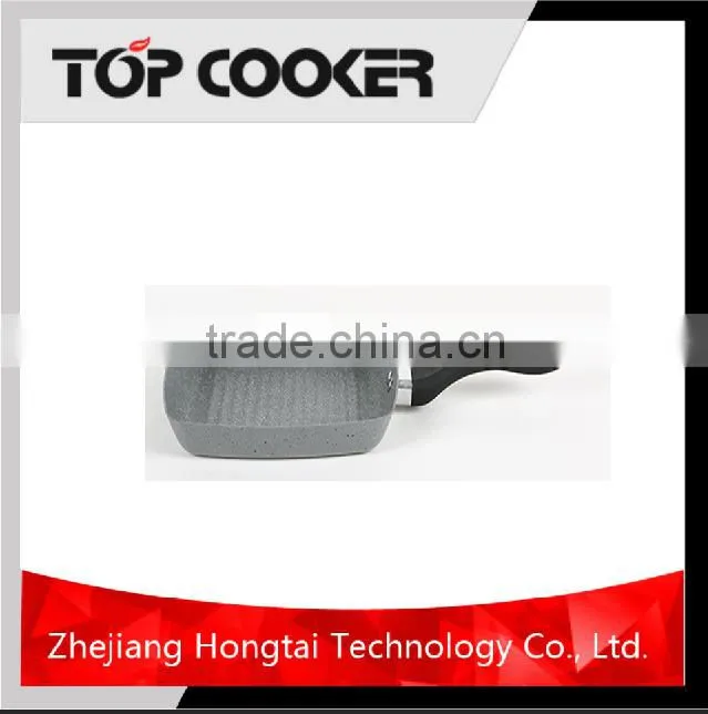 aluminium pressed marble coating steak pan