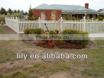 vinyl fence ,100% virgin material, strong uv resistance
