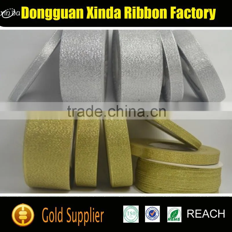 Hot Sale Fancy Cheap Custom Glitter Organza Ribbon