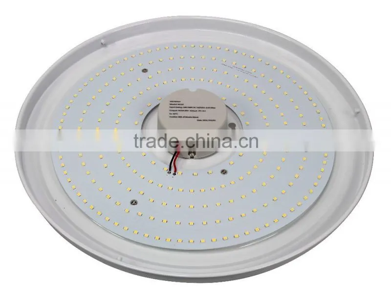 circular led ceiling light with emergency and microwave sensor