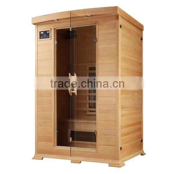 2 person portable mini infrared sauna 1200*1000*1900mm infrared carbon sauna