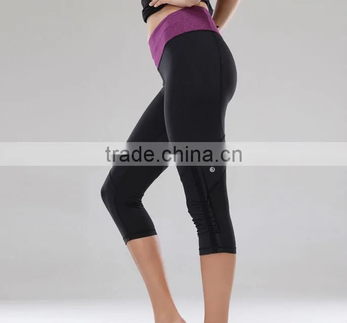 Wholesale fashion fitness girls wear, custom sport tights and yoga capri pants