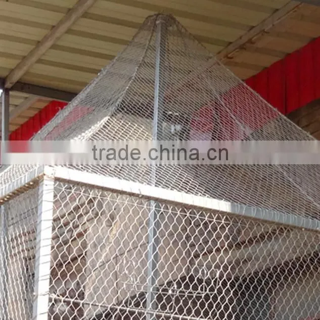 Flexible stainless steel bird netting/zoo mesh