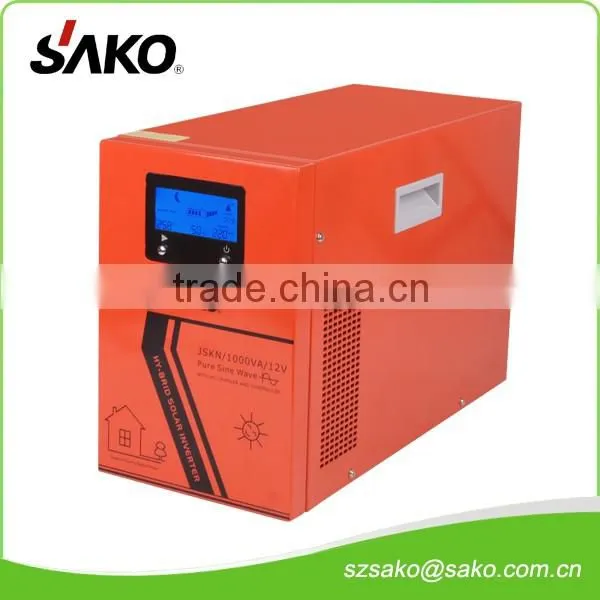 500VA-5KVA hybrid Solar Inverter with AC charger and solar charger built inside