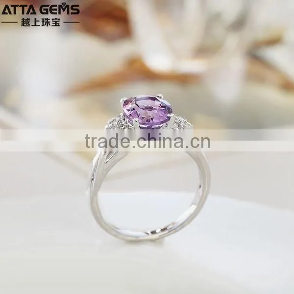 Gold gemstone ring latest style designs for women