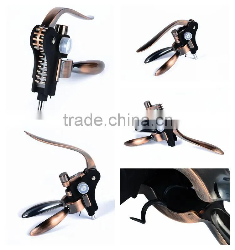 Nice Quality Effortless Quick Pulling Wine Cork Opener Gift Kit Corkscrew With Abs