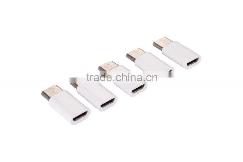 2016Female Micro USB to USB3.1 Type C Male Adapter Converter Connector for Nokia N1 Pad, Letv and for Apple New Macbook 12 Inch