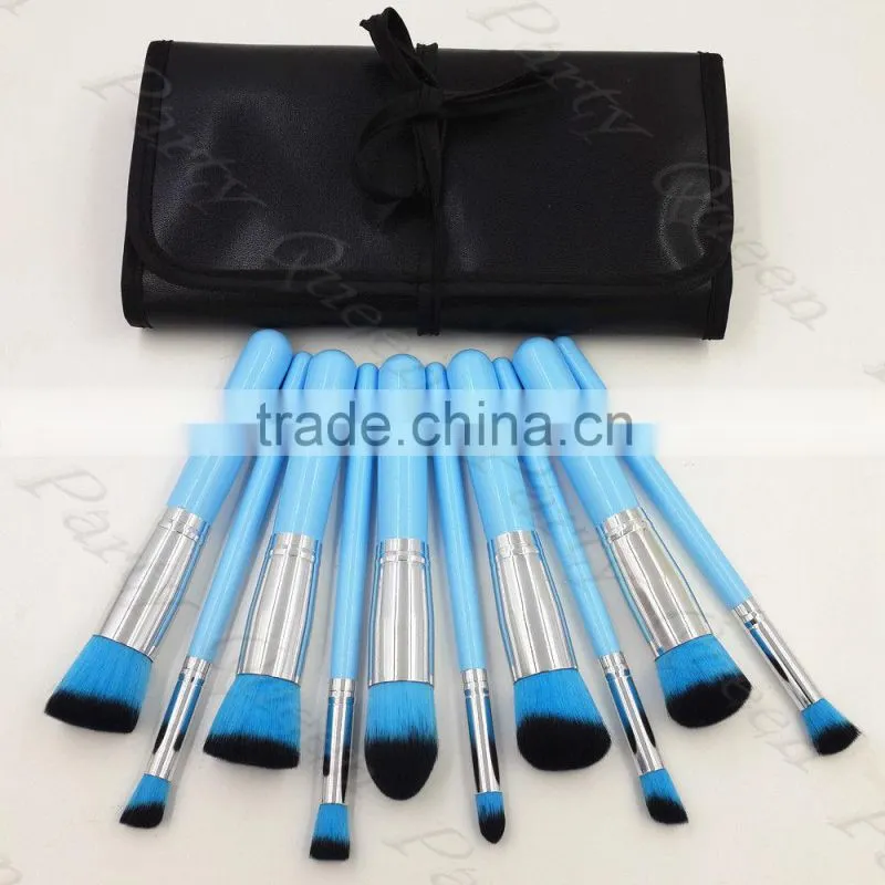 24 PCS Pro Cosmetic Brushes Eyeshadow Powder Makeup Brush Set Kit + Pink Bag