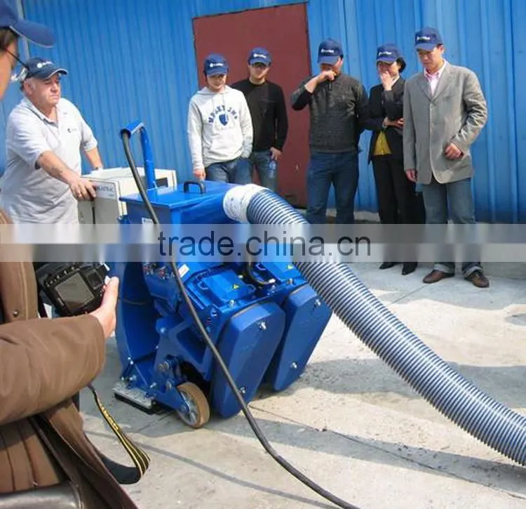 Road shotblasting machine