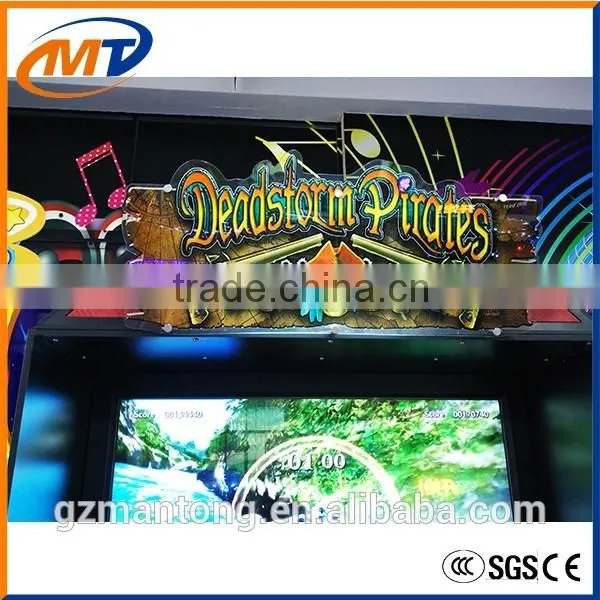 Factory price Deadstorm Pirate Adventure arcade game machine/Pirate Adventure simulator gun shooting machine with high quality