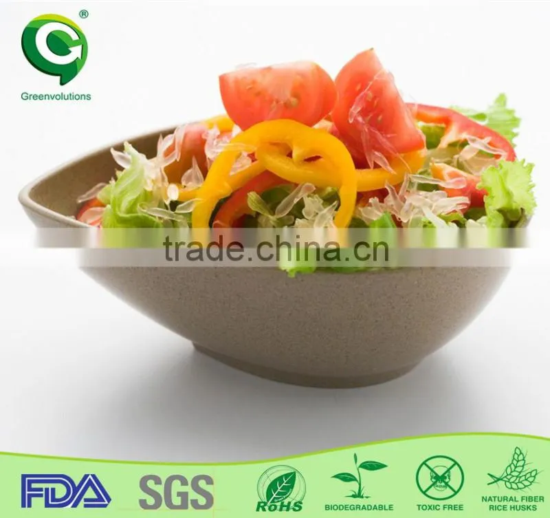 cheap kitchen rice husk fiber H2O bowl