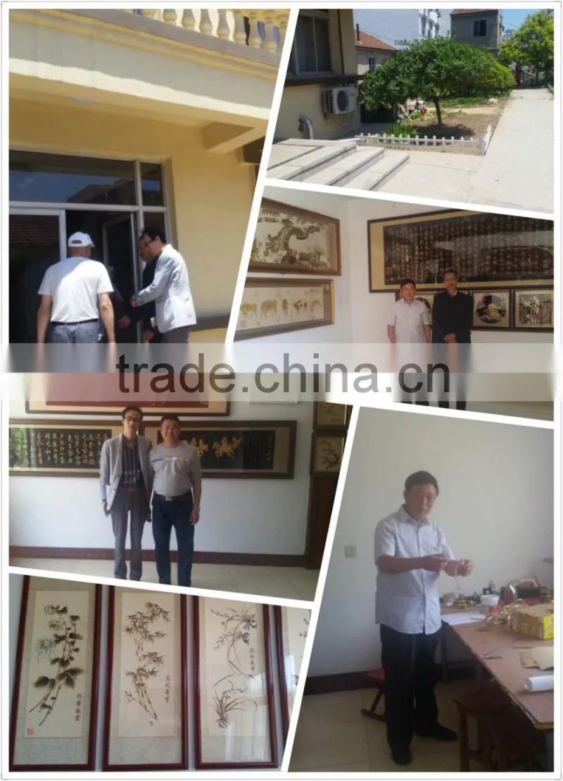 Chinese folk straw painting, straw painting
