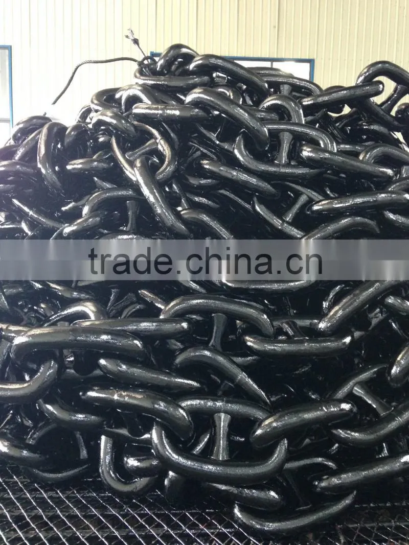 12.5mm- 73mm welding Studless or Stud Link Anchor Chain
