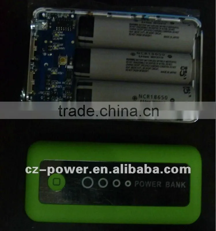 5000mAh good design power bank with led light for smartphone