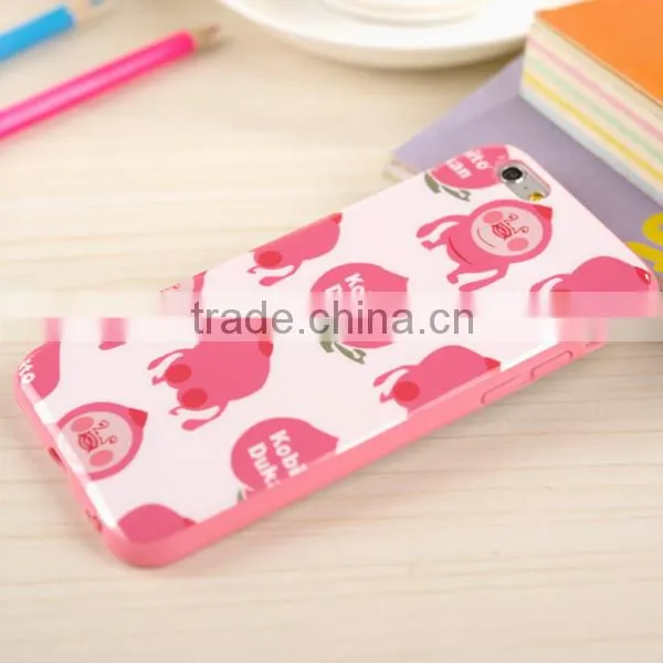 Lovely cartoon tpu back covers for iphone 6 plus