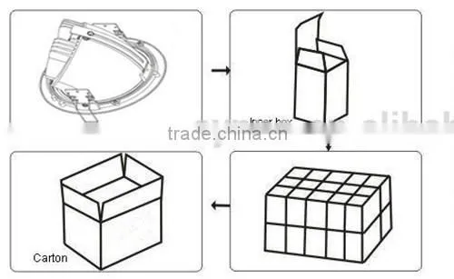 china manufacture cool white aluminum 40w led trunk light with CE/RoHS