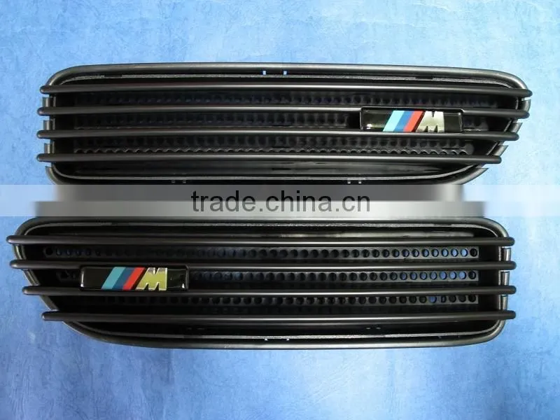 For BMW 5 Series E60 E61 M5 Side Fender ABS Matte Black Side Grills Side Vent