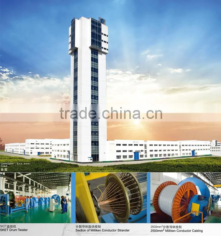 6/6KV Electrical Power Cable Copper 3 Core XLPE Insulated PVC Sheathed Cable YJV22 3*70mm2