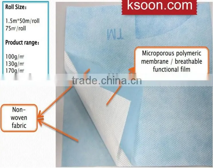 Breathable House Wrap Membrane Roofing Waterproofing Membrane