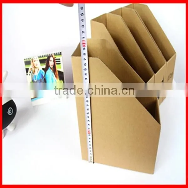 Printing Smile Face Corrugated Magazine Storage Box Wholesale