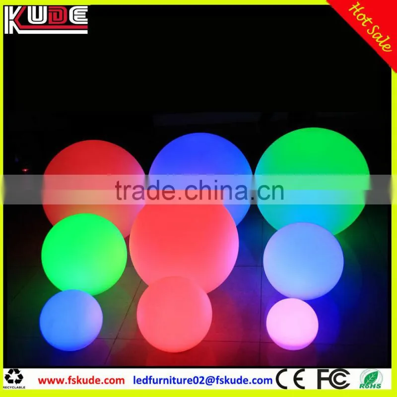 Any Size Decoration Ball Light Remote Control Outdoor RGB Color Change LED Ball