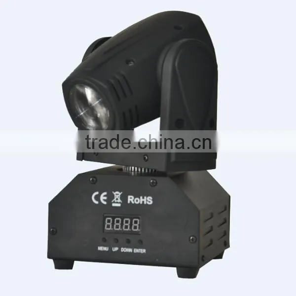 Mini moving head 10w LED spotlight Small machine to make money