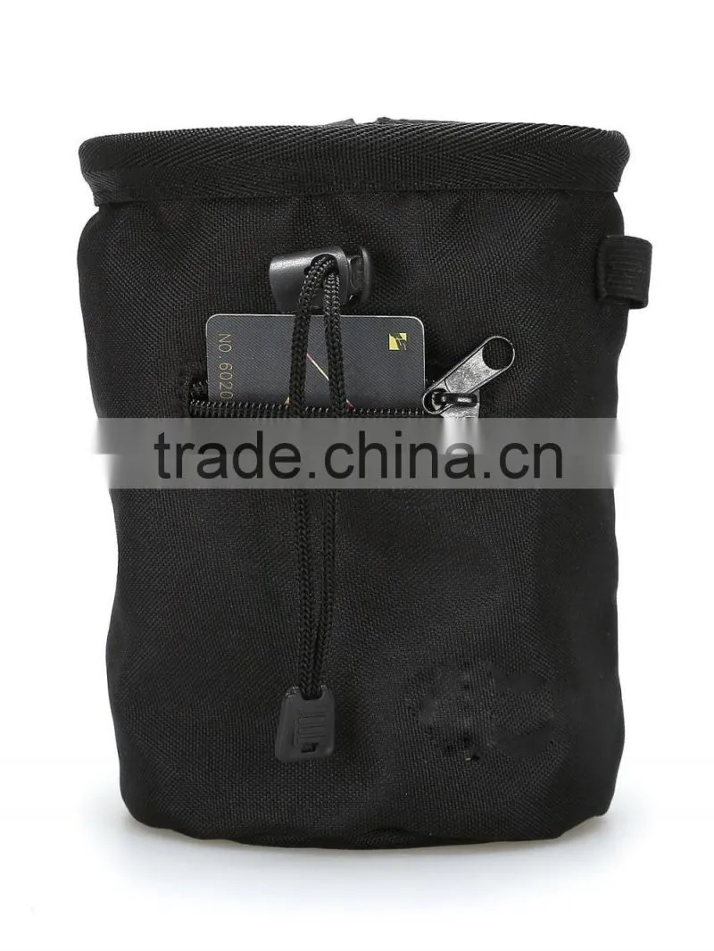 Rock Climbing Weightlifting Chalk Bag With Drawstring Closure