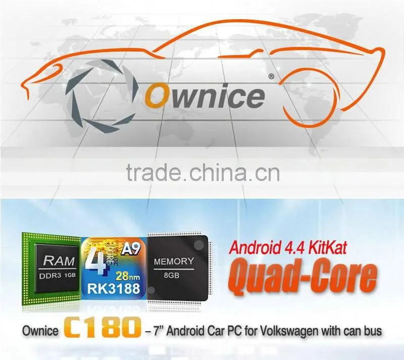 Android 4.4 Ownice Auto GPS navi for Toyota Universal GPS Navigation Stereo WIFI 3G Bluetooth DVD